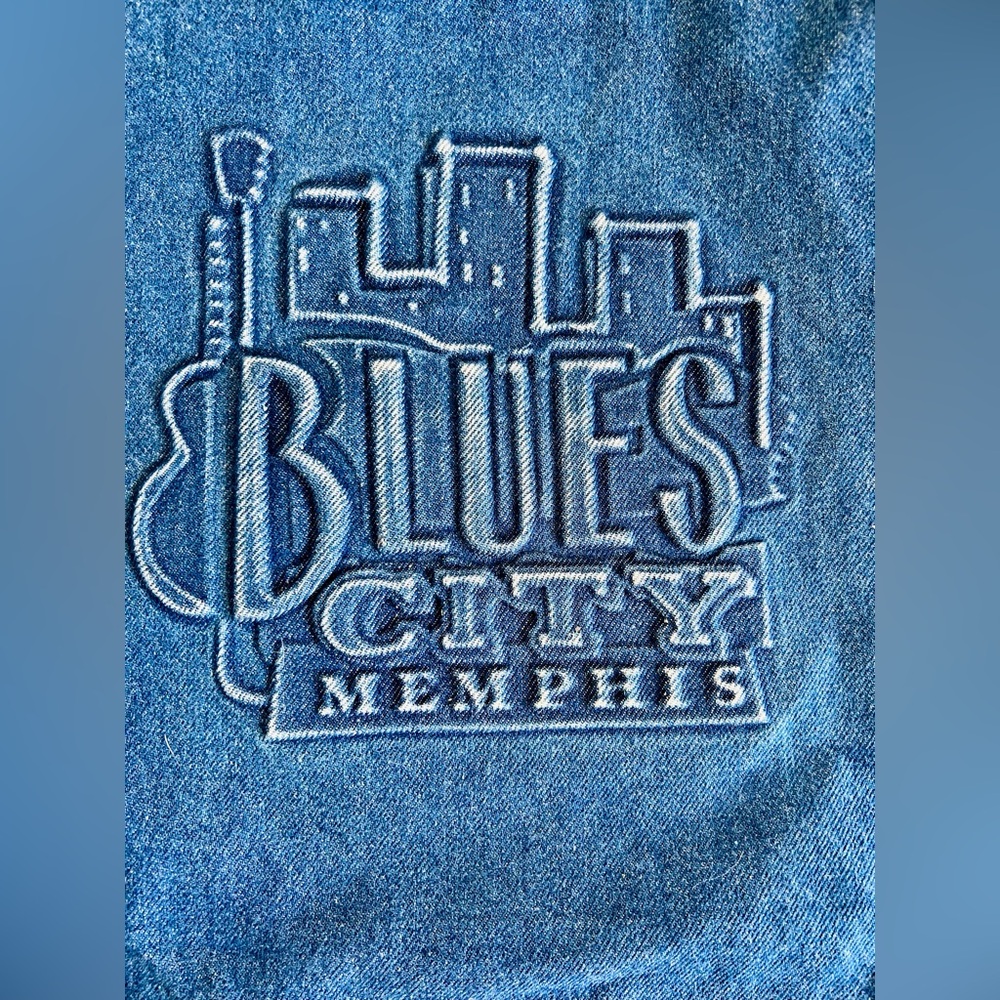Blues City Memphis Tyca Denim Tote View 3